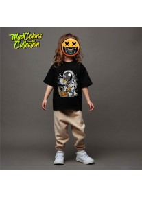 Детска тениска MadColors - Cosmo Pizza